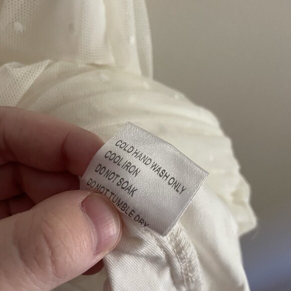 Princess Polly Women 2 White Mesh Polka Dot Ruched Lace Up Ayesha Mini Dress - Picture 11 of 12